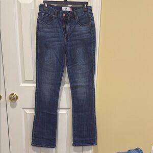CAbi Blue Boot Cut Jeans with Rich Indigo Hue